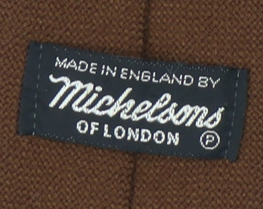 Michelsons Brown Wool Men's Tie - Elegant & Stylish
