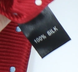 Austin Reed Men's Red Polka Dot Silk Tie