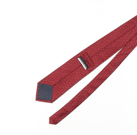 Austin Reed Men's Red Polka Dot Tie