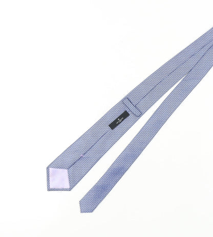 Jeff Banks Men's Blue Geometric Silk Tie