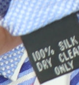 Pierre Cardin Men's Blue Pink Striped Silk Designer Tie