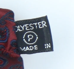 Michelsons of London Men’s Red Paisley Tie