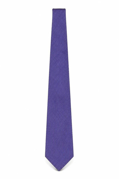 Mens Linea Purple Geometric 100% Silk  Tie