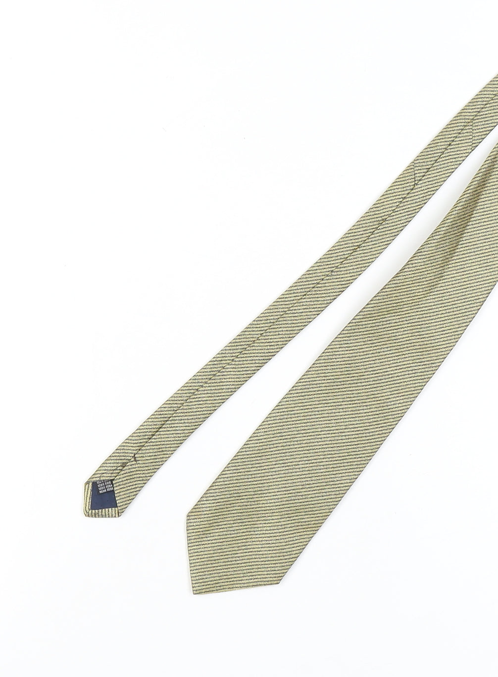Giorgetti Men's Beige Striped Silk Tie