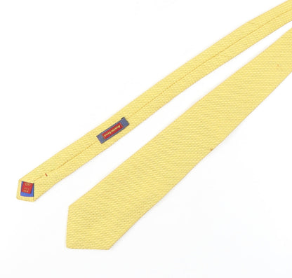Austin Reed Men's Yellow Silk Knit Tie One Size