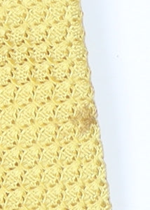 Austin Reed Men's Yellow Silk Knit Tie One Size