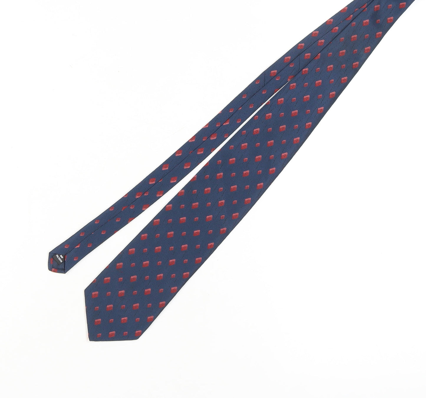 Mens Ciro Citterio Blue Geometric 100% Polyester  Tie