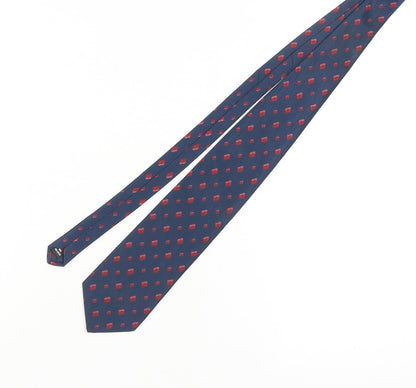 Mens Ciro Citterio Blue Geometric 100% Polyester  Tie