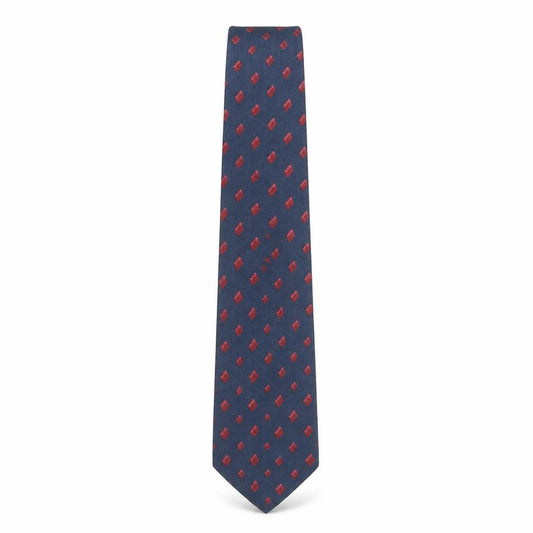 Mens Ciro Citterio Blue Geometric 100% Polyester  Tie