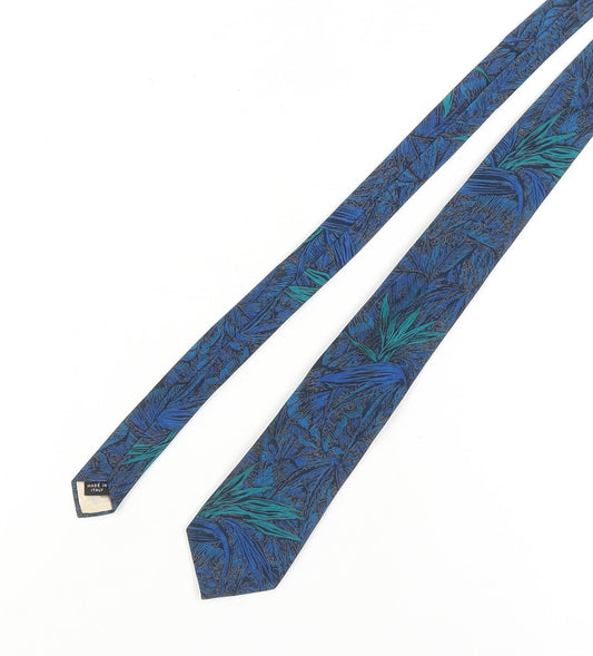 Pierre Balmain Men's Blue Silk Designer Tie