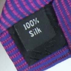 Thomas Nash Men's Purple Silk Geometric Tie