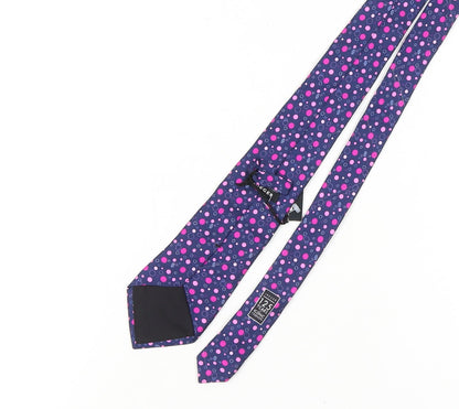 Jaeger Men's Multicoloured Polka Dot Silk Tie