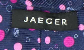 Jaeger Men's Multicoloured Polka Dot Silk Tie