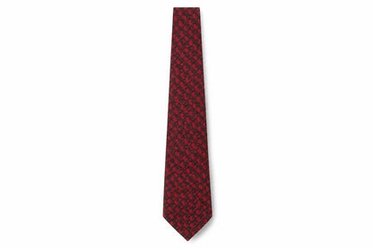 Mens Feraud Red Paisley 100% Silk  Tie