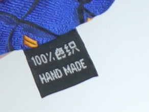 Yves Saint Laurent Men's Blue Geometric Silk Tie