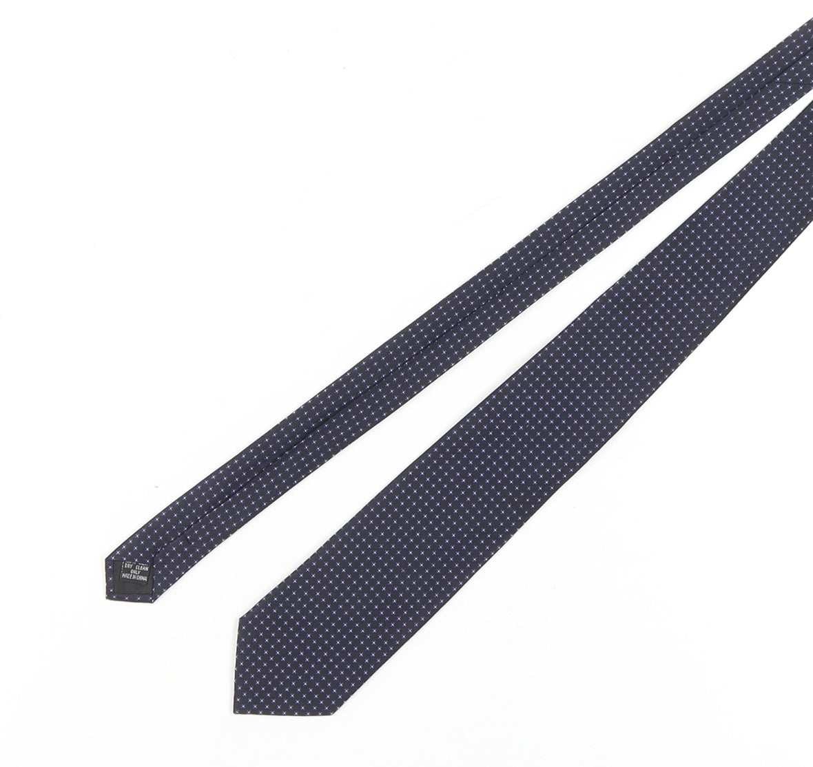 Jeff Banks Men's Purple Silk Polka Dot Designer Tie