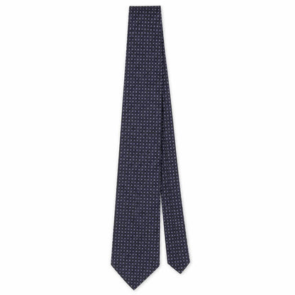 Mens Jeff Banks Purple Polka Dot 100% Silk Designer Tie