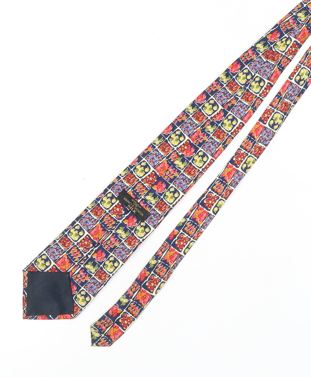 Marks and Spencer Multicoloured Silk Floral Tie