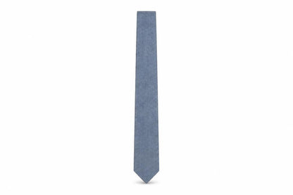 Mens Van Gils Blue Geometric 100 Slim Tie