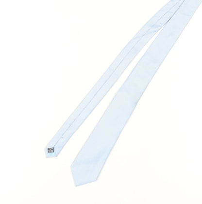 Moss 1851 Blue Silk Slim Men's Tie - New