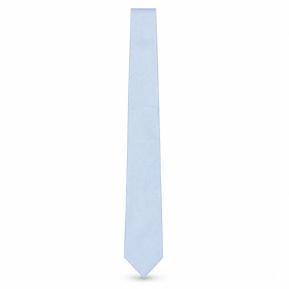 Mens Moss 1851 Blue  100% Silk Slim Tie