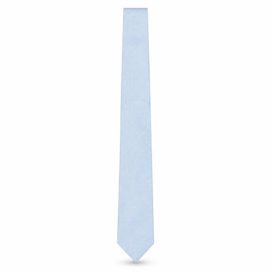 Mens Moss 1851 Blue  100% Silk Slim Tie