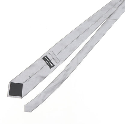 Pierre Cardin Silver Silk Men's Tie