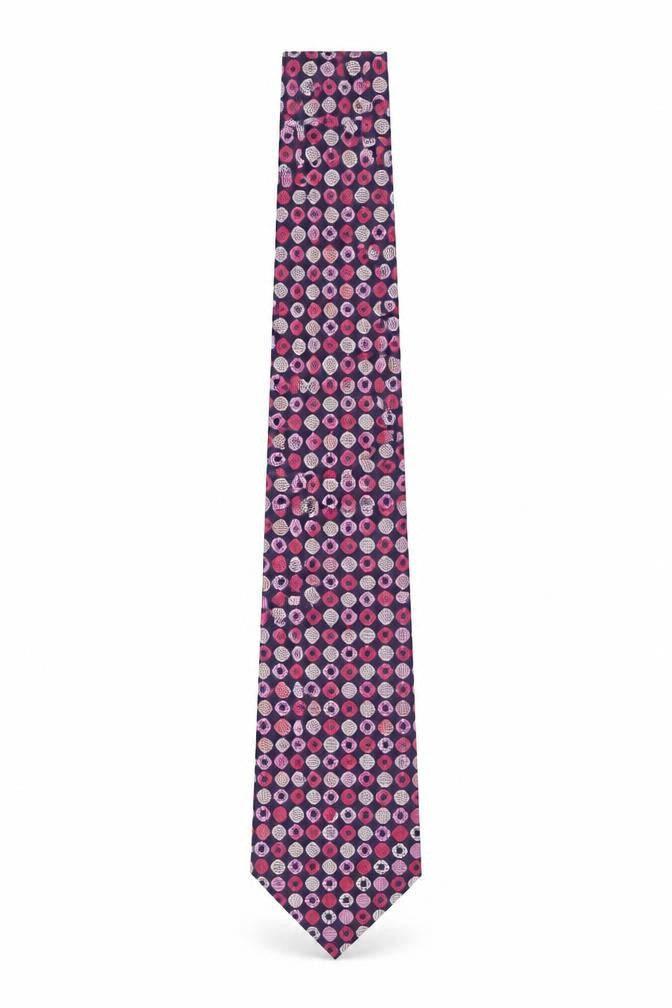 Mens Hawes & Curtis Multicoloured Geometric 100% Silk  Tie