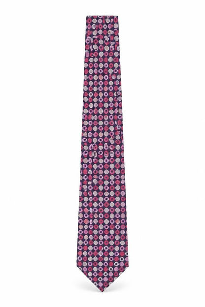 Mens Hawes & Curtis Multicoloured Geometric 100% Silk  Tie