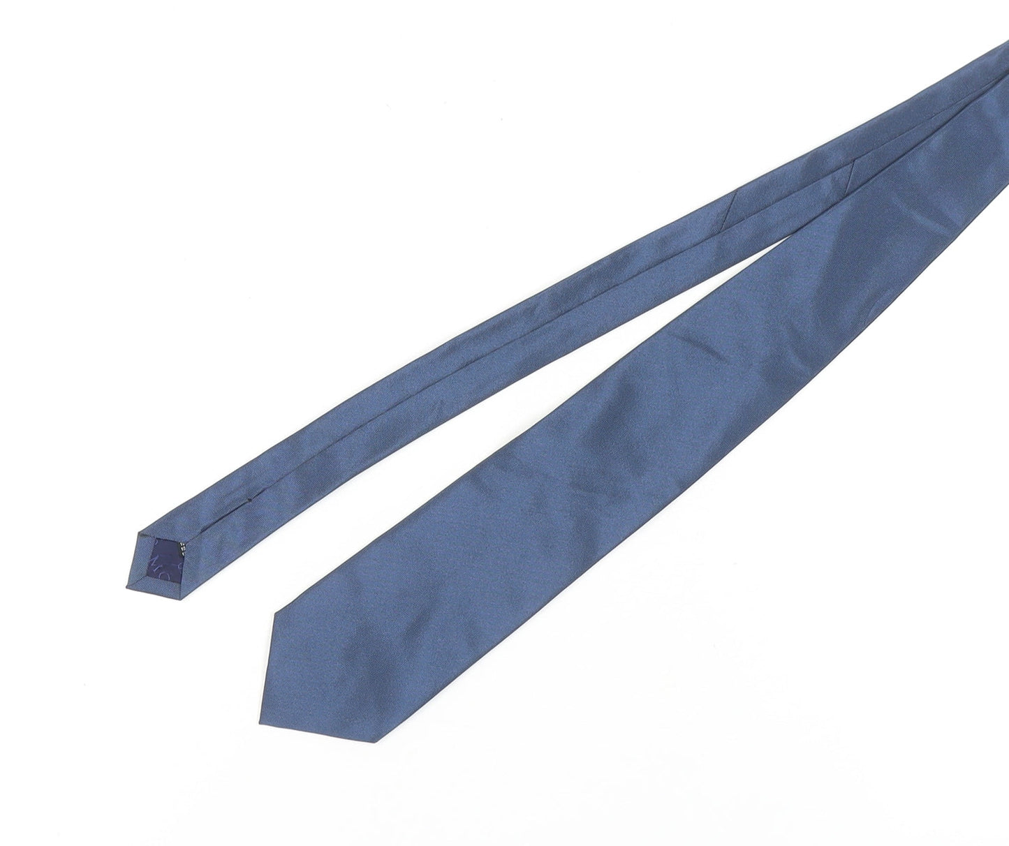 Moss Men's Blue Silk Tie