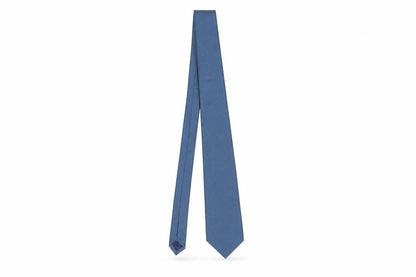 Mens Moss Blue  100% Silk  Tie