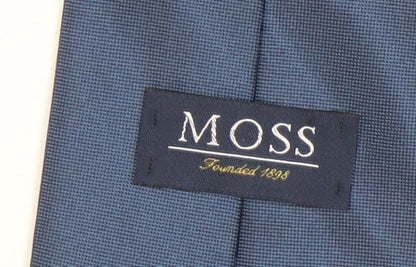 Moss Men's Blue Silk Tie