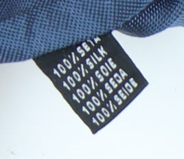 Moss Men's Blue Silk Tie