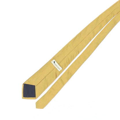 Mens Aquascutum Gold  100% Silk  Tie