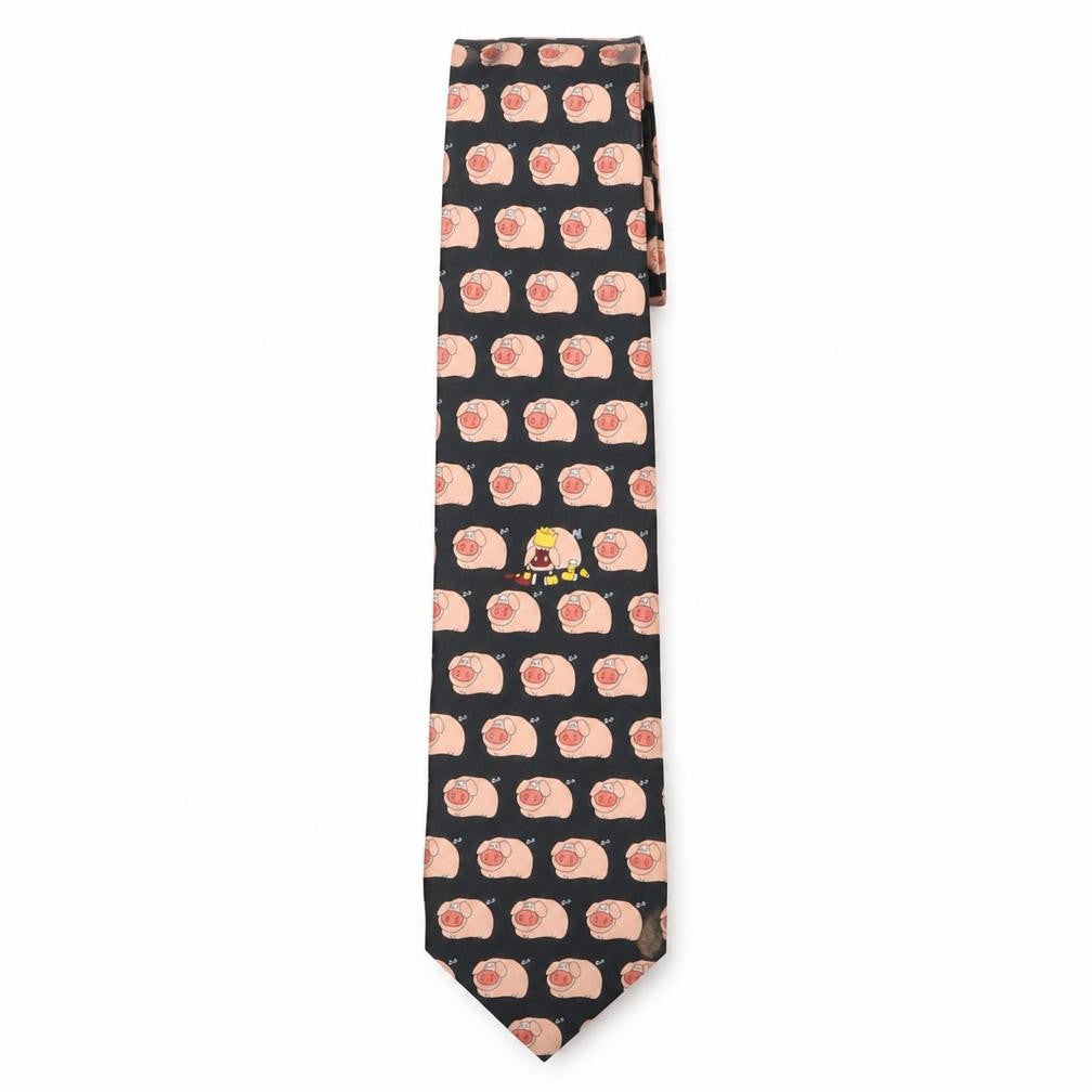 Mens René Chagal Multicoloured Animal Print 100% Silk  Tie