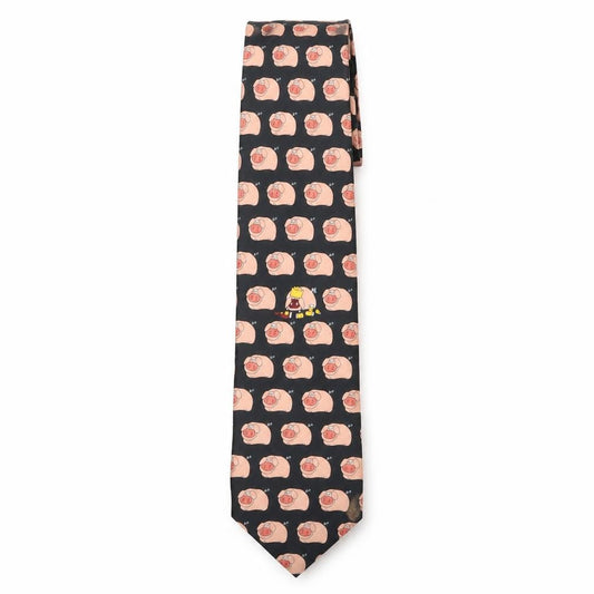 Mens René Chagal Multicoloured Animal Print 100% Silk  Tie