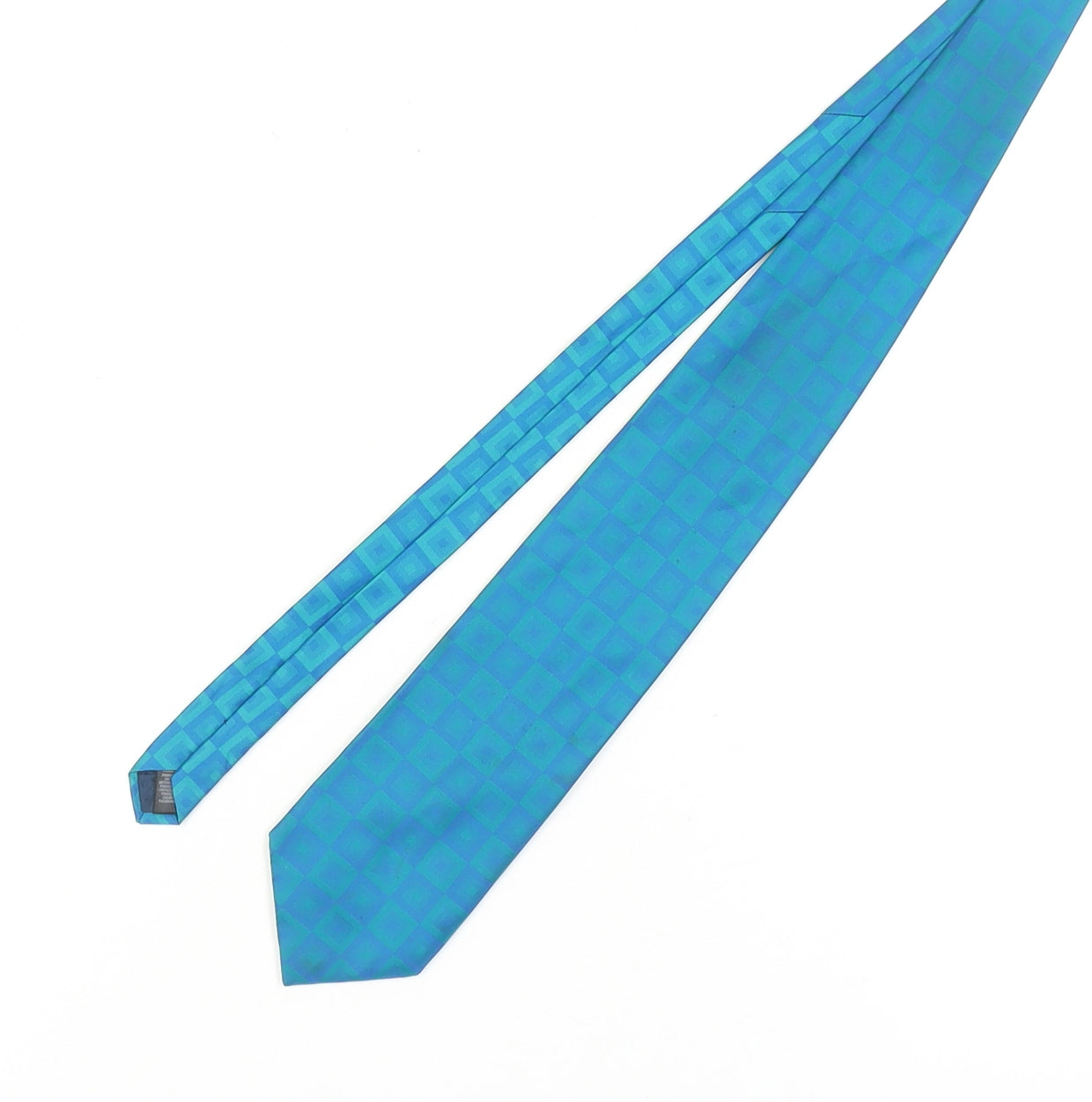 Marks and Spencer Aqua Silk Slim Tie - Men's Formal Accessory