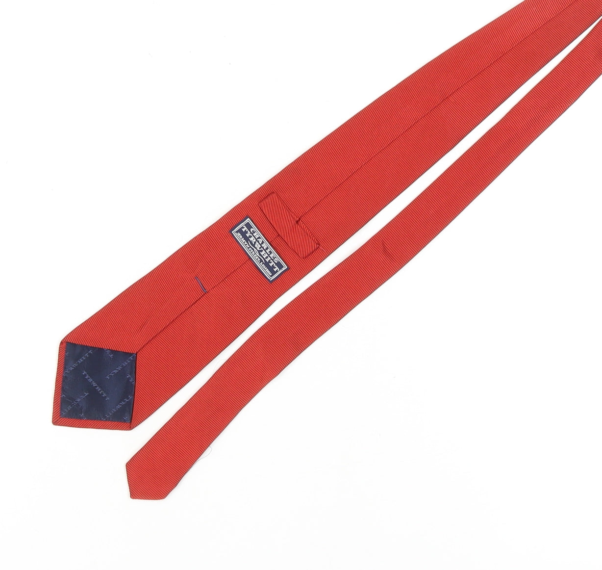 Mens Charles Tyrwhitt Red  100% Silk  Tie