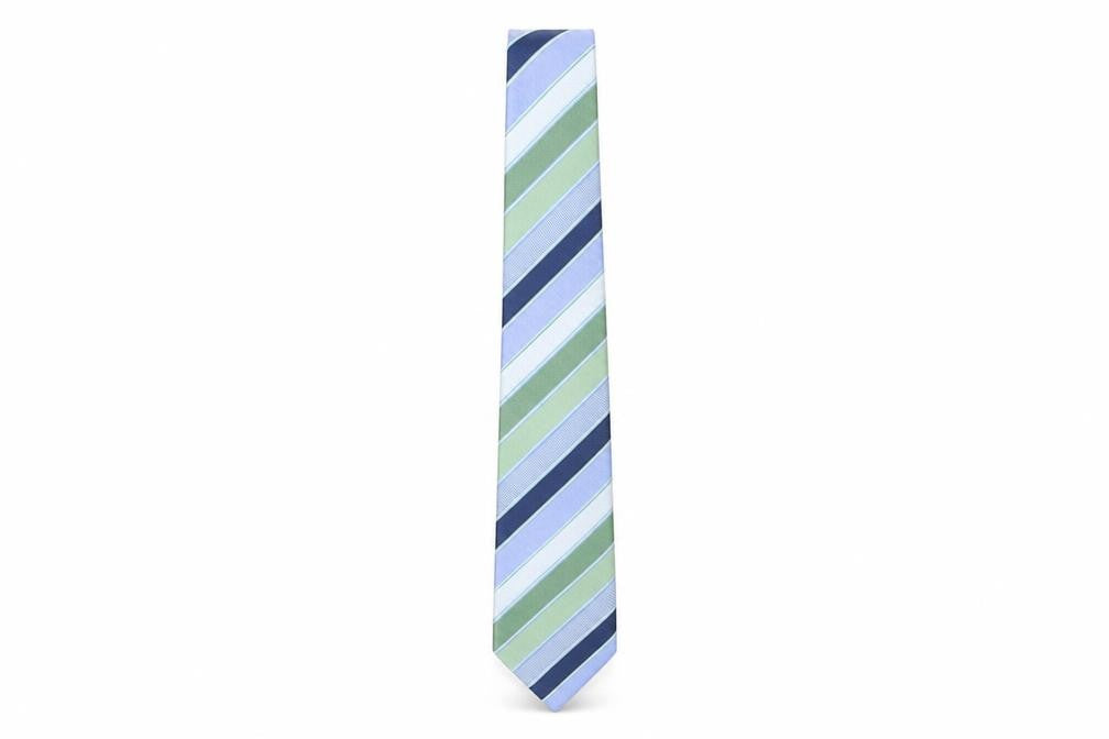 Mens Austin Reed Multicoloured Striped 100% Silk  Tie