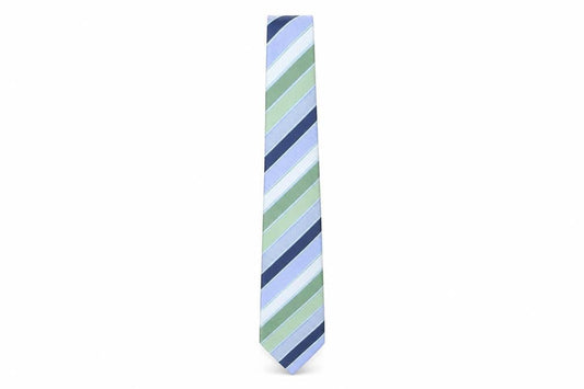 Mens Austin Reed Multicoloured Striped 100% Silk  Tie