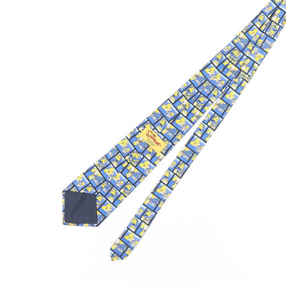 The Simpsons Men's Blue Cartoon Character Tie