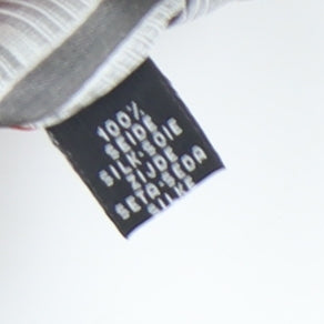 Balmain Men's Grey Silk Designer Tie, Geometric Pattern