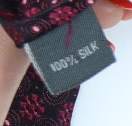 Austin Reed Men's Red Geometric Silk Tie One Size