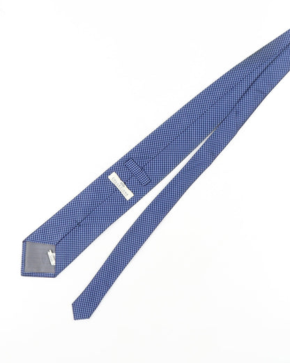 Marks and Spencer Men's Blue Silk Geometric Tie One Size