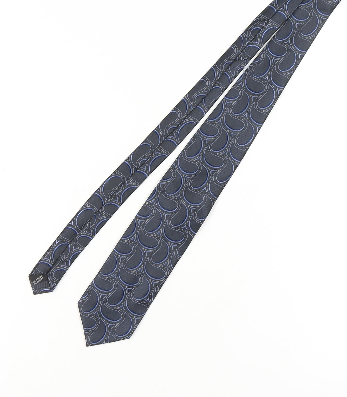 Mens Fellini Blue Paisley   Tie