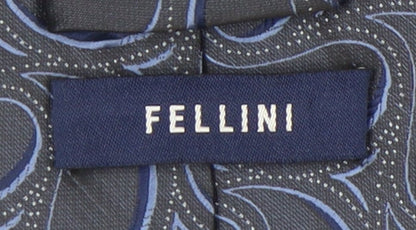Mens Fellini Blue Paisley   Tie
