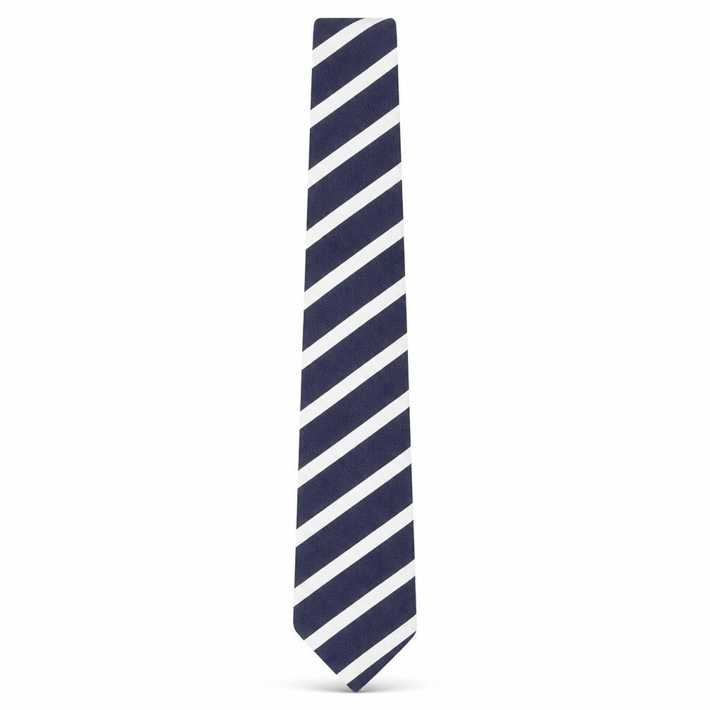 Mens Berwin & Berwin Blue Striped 100% Silk  Tie