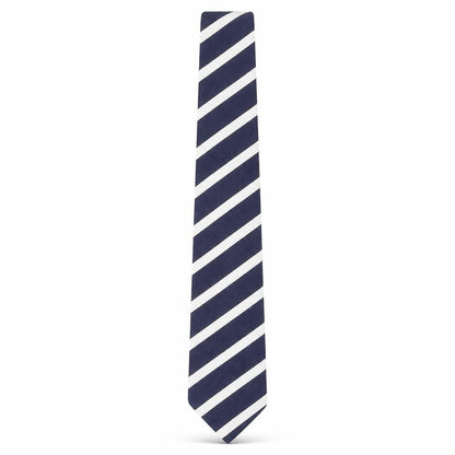 Mens Berwin & Berwin Blue Striped 100% Silk  Tie