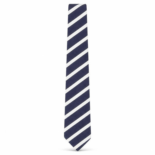 Mens Berwin & Berwin Blue Striped 100% Silk  Tie