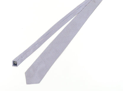 Mens Charles Tyrwhitt Blue Plaids & Checks 100% Pointed Tie